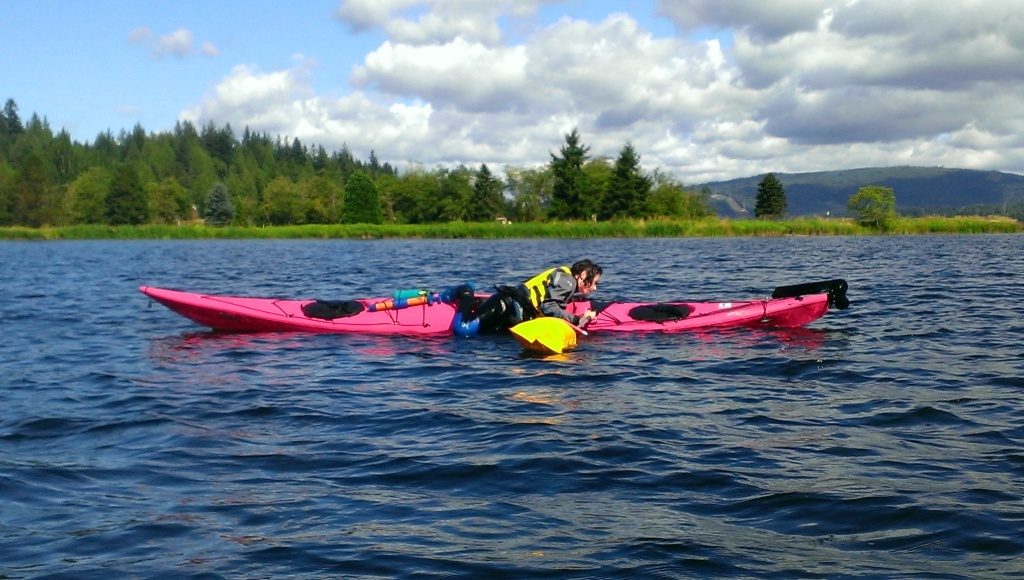 Paddle Float Self Rescue - Sea Kayak Rescues